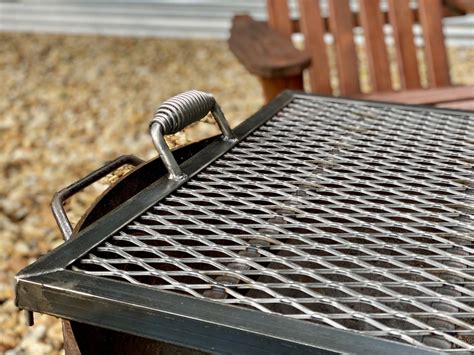 outdoor fire pit grill grate